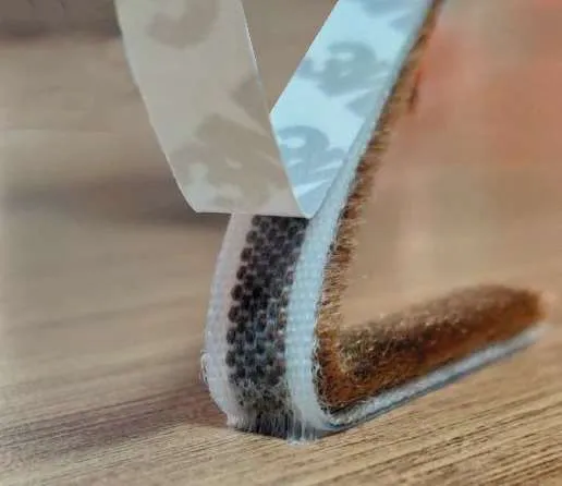 SELF ADHESIVE NON SILICONSIED PILE WEATHER STRIP [AD NS]